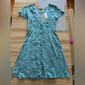 Mason and Belle Button Up Floral Dress